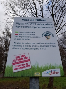 Espace ludique Jurançon Piste VTT Educative